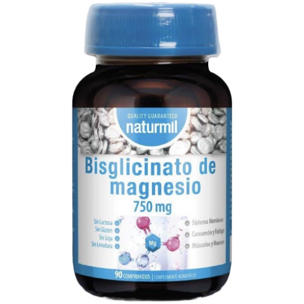 Bisglicinato de Magnesio Naturmil - 90 Comprimidos