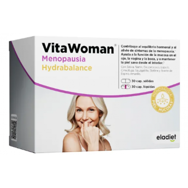 Eladiet Vitawoman Menopausia Hydrabalance 60 Cápsulas