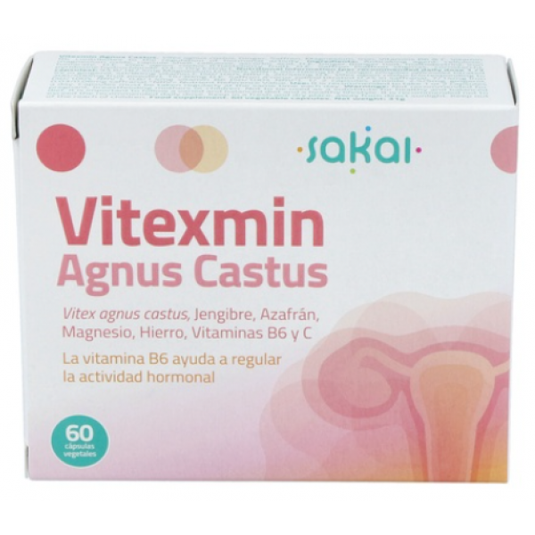 Sakai Vitexmin agnus castus regulación hormonal