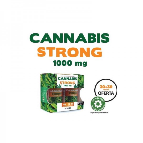 Cannabis Strong 1000mg 60 perlas Dietmed