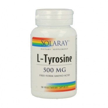 L-Tyrosine 50 cápsulas vegetales de 500mg Solaray