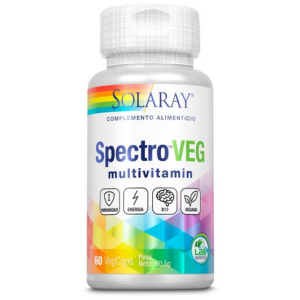 Spectro Multivitamínico 60 Cápsulas Vegetales Solaray