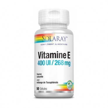 Vitamina E 50 cápsulas (400UI) Solaray