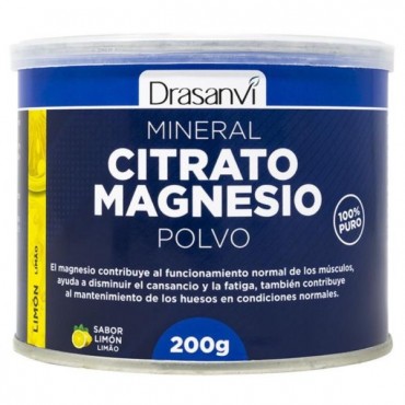 Citrato Magnesio en Polvo 200 gramos