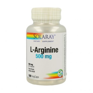 L-Arginine 100 cápsulas de 500mg Solaray