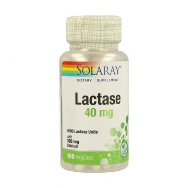 Lactase 100 cápsulas vegetales de 40mg Solaray