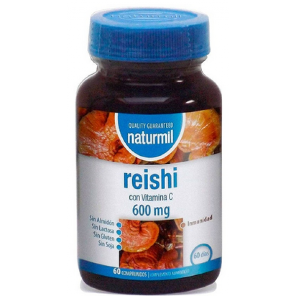  Reishi 600mg con Vitamina C 60 Comprimidos Naturmil