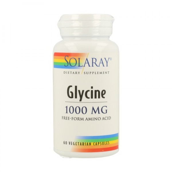 Glycine 60 cápsulas vegetales de 1000mg Solaray