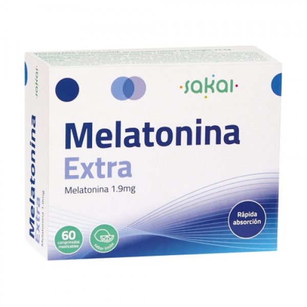 Melatonina Extra Masticable 60 comprimidos
