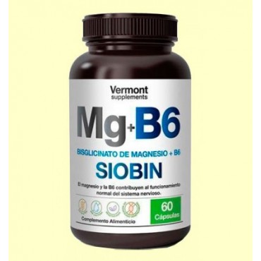 Siobin - Magnesio + B6 60capsulas